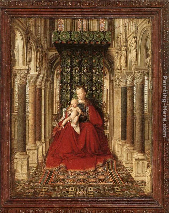 Jan van Eyck The Ghent Altarpiece Virgin Mary [detail] Painting | Best ...